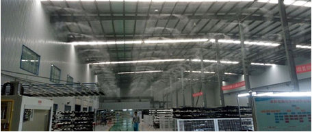 電子行業加濕除靜電案例