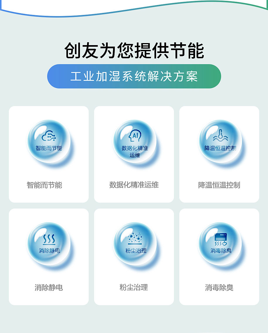 力創實業為您提供工業加濕解決方案