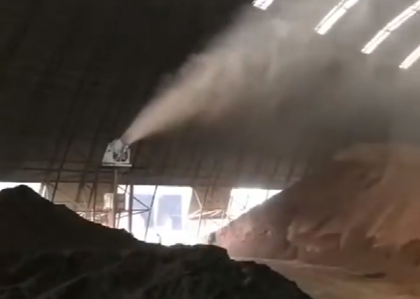 霧炮機噴霧降塵視頻案例